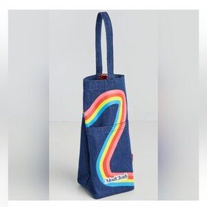 ModCloth Blue Denim Wine Tote, NEW!